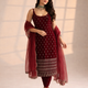 Rajjo straight kurta suit