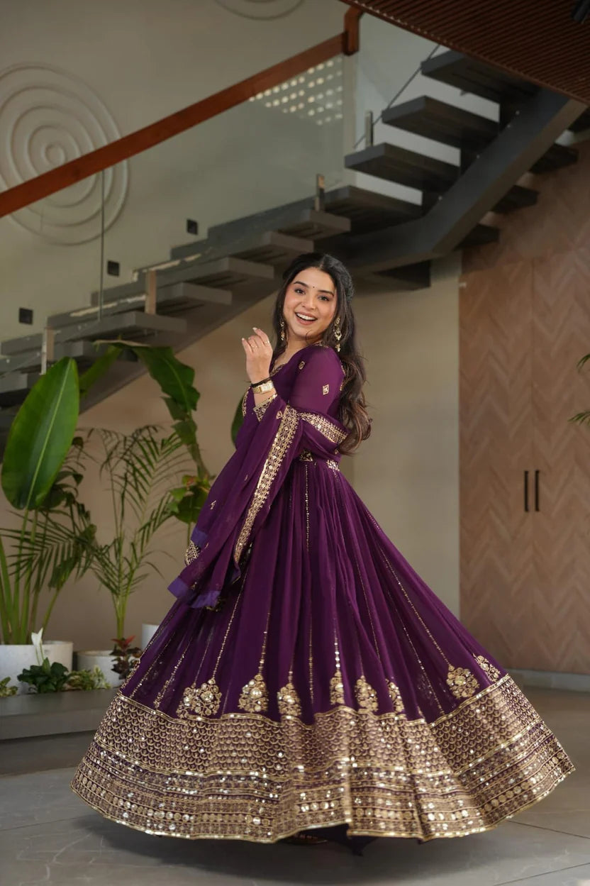 Sejal rich Rama anarkali suit set