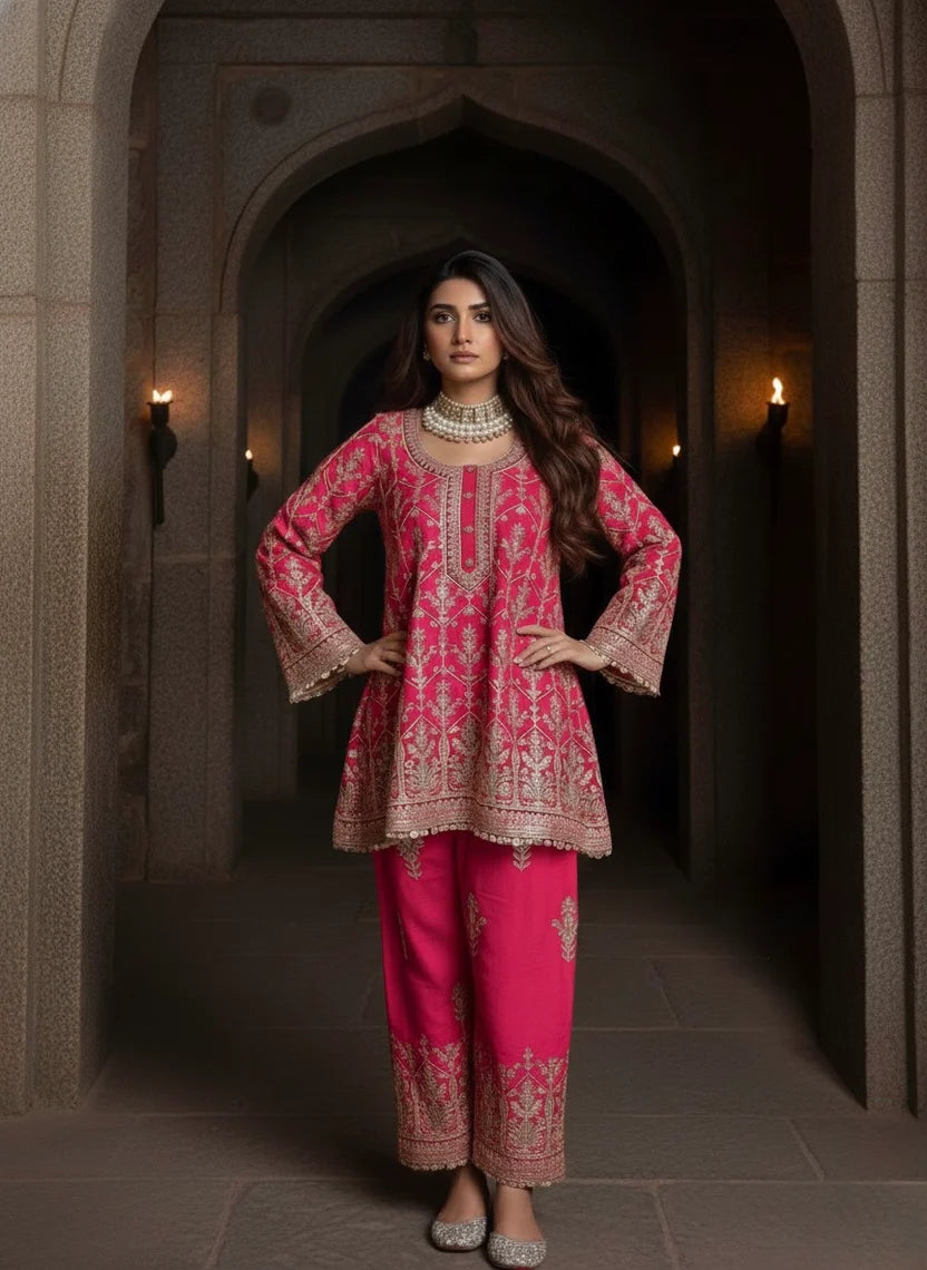 Alia Orange Co-ord Set