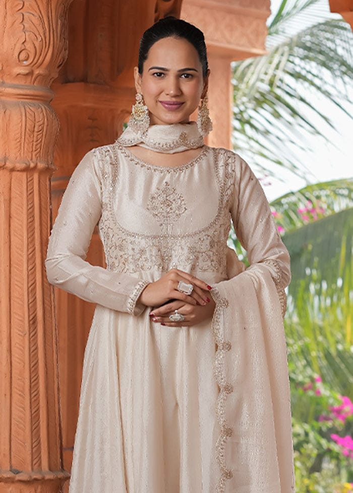 Sheen Ivory Grace Anarkali