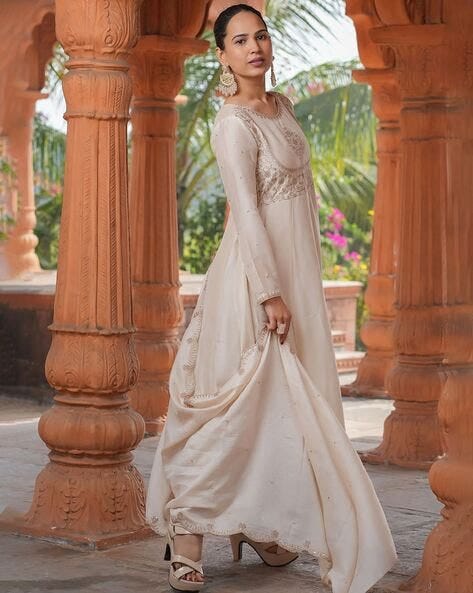 Sheen Ivory Grace Anarkali