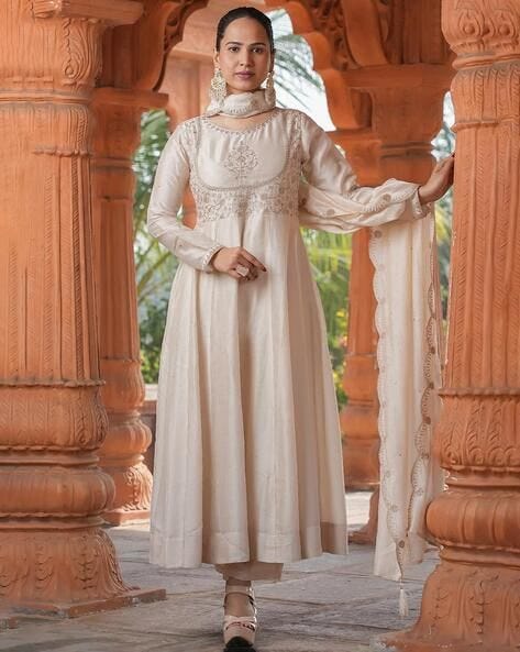 Sheen Ivory Grace Anarkali