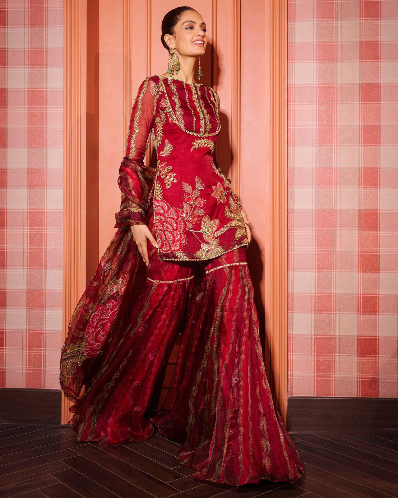Rubaab Ruby Garara Suit