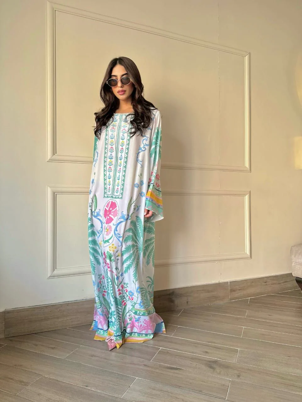 Azure Bloom Phiran Suit Set