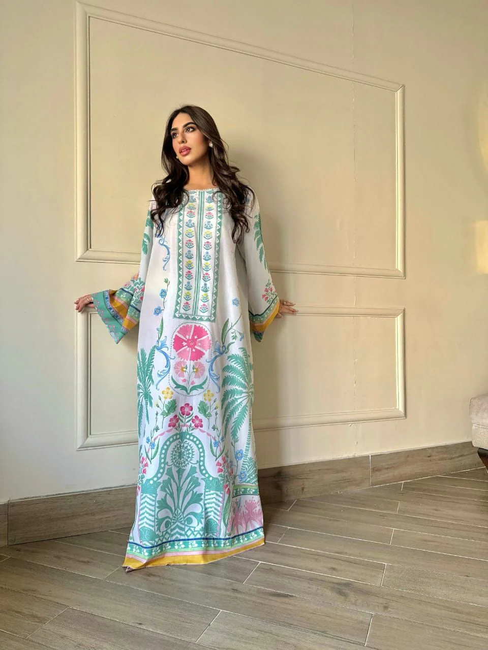 Azure Bloom Phiran Suit Set