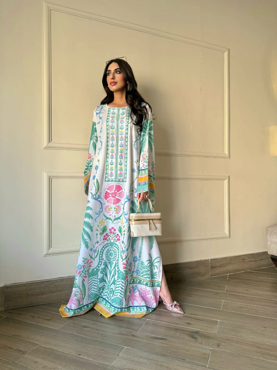 Azure Bloom Phiran Suit Set