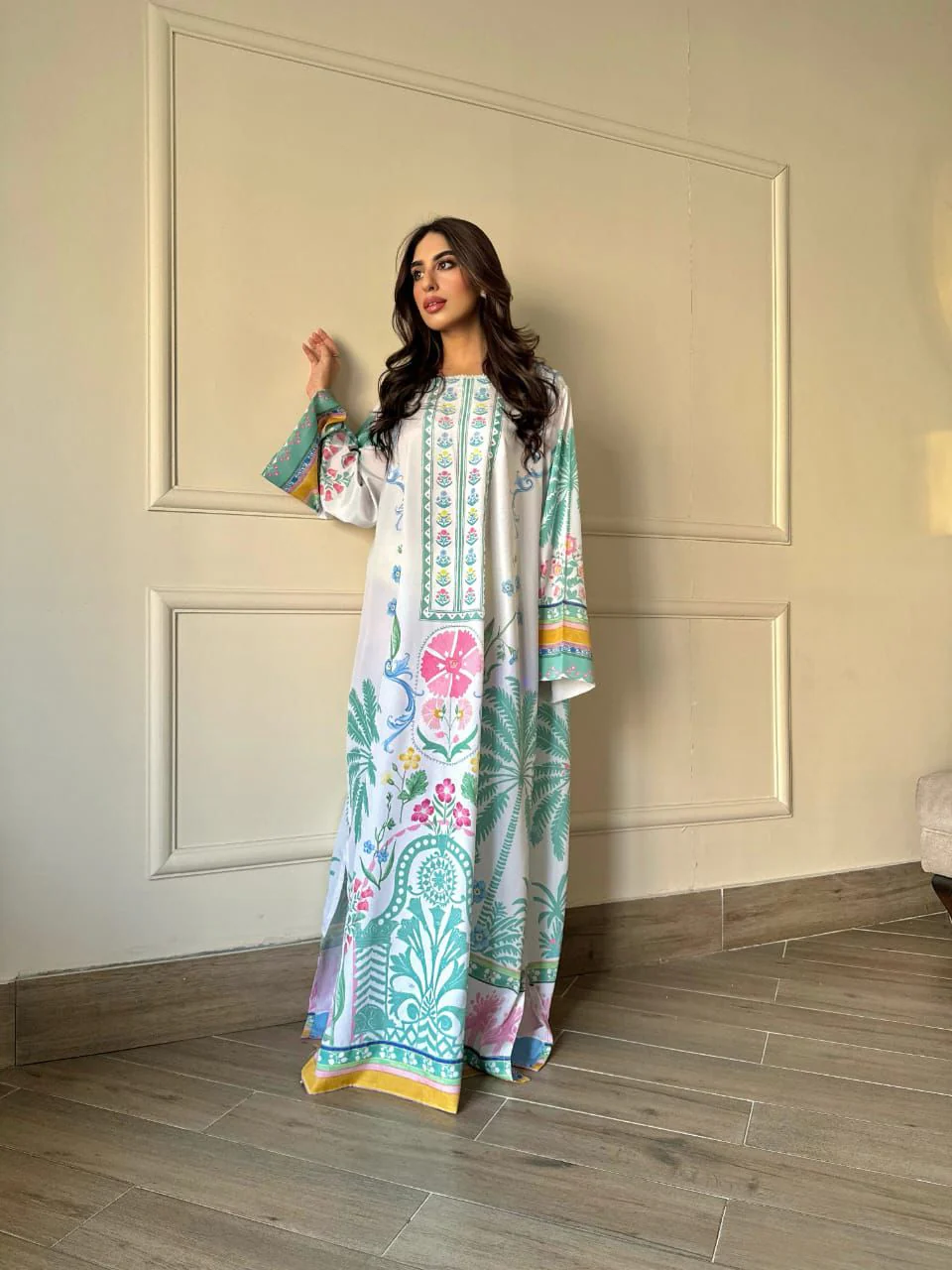 Azure Bloom Phiran Suit Set