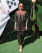 Midnight Wisteria Co-ord Set