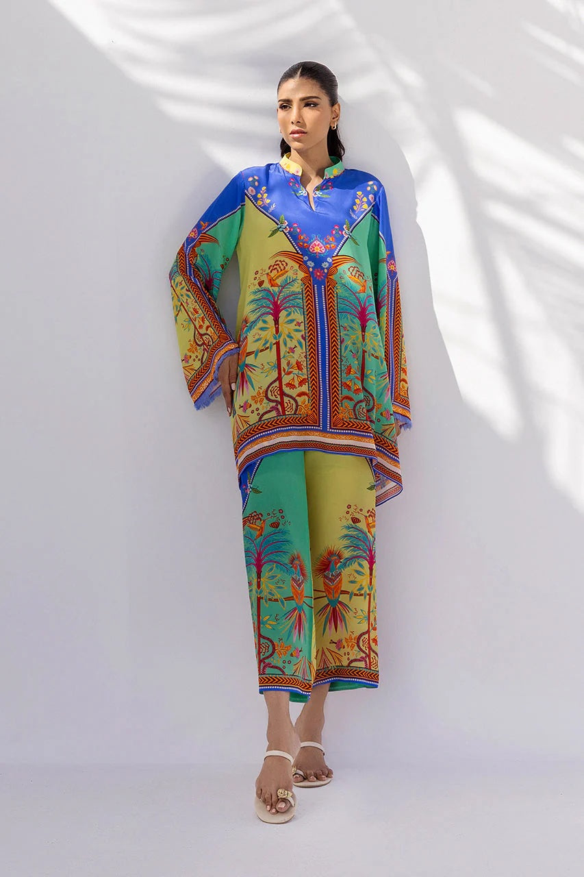 Tropical Azure Co-ords Set