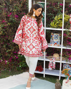 Crimson Arabesque Co-ords Set