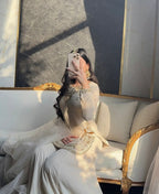 Gold Regal Embroidered Suit Set