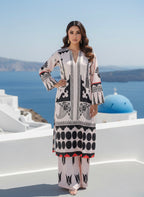 Vibha Santorini Monochrome Suit Set