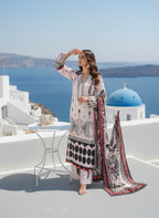 Vibha Santorini Monochrome Suit Set