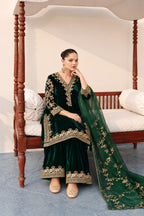 Rubaiyaa Velvet Suit Set