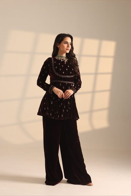Ruhana Velvet Co-ords Set