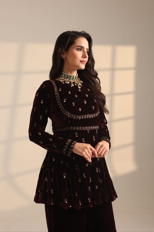 Ruhana Velvet Co-ords Set