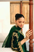 Rubaiyaa Velvet Suit Set
