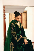 Rubaiyaa Velvet Suit Set